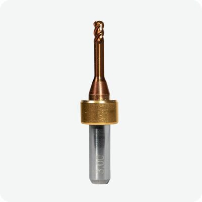 3.0 mm Quattro Speed Milling Tool, Ti / CoCr (T61) – 6 mm shank – imes-icore Dental Milling Burs