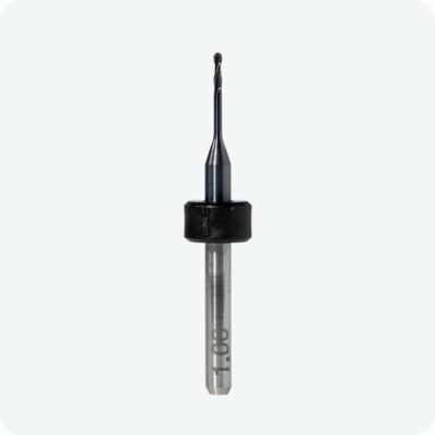 1.0 mm Ball End Mill, Ti, CoCr (T4, T9) – 3 mm shank – imes-icore Dental Milling Burs