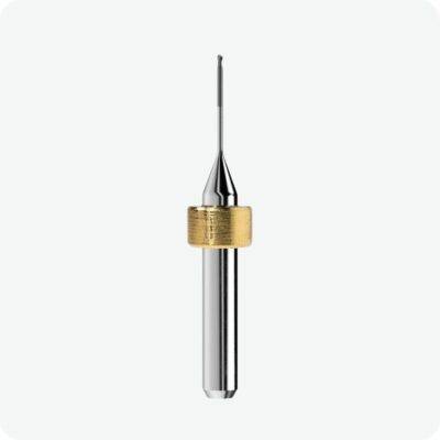 1.0 mm Ball End Mill (Diamond Coating), Zr (T14) – 6 mm shank – Articon Dental Milling Burs
