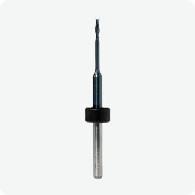 1.5 mm Flat End Mill, Universal (T5, T10, T17) – 3 mm shank – imes-icore Dental Milling Burs